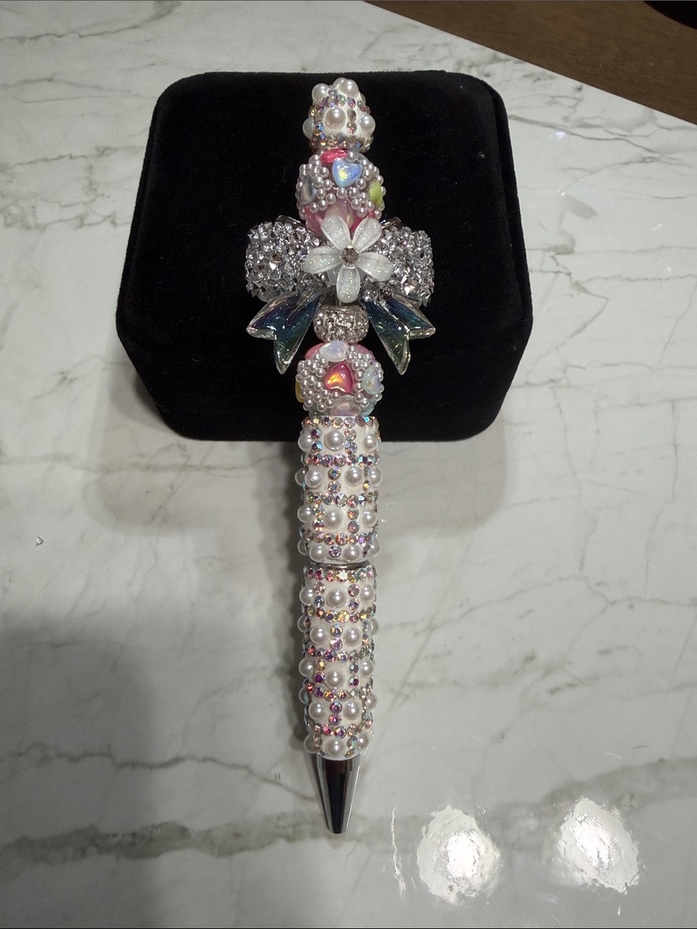 Handcrafted Rhinestone Beaded Pen